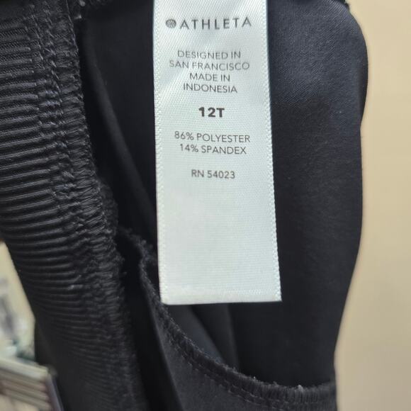 Athleta Women's Pull-On Brooklyn Ankle Pants Running Activewear Black Size 12T - Picture 4 of 5